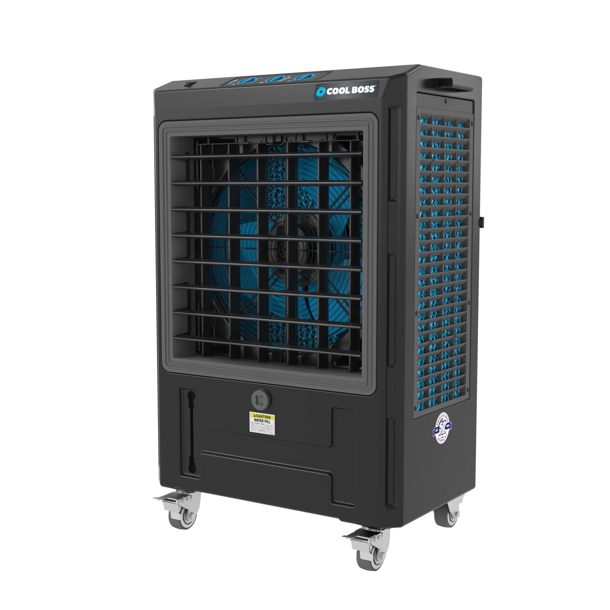 CoolBoss 19in. Evaporative Air Cooler, 15-Gal. Tank, Swing Louvers, 6840 CFM Air Delivery, Model# CB-19SL
